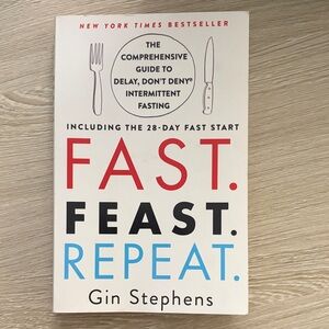 Like New Book - Fast. Feast. Repeat By Gin Stevens